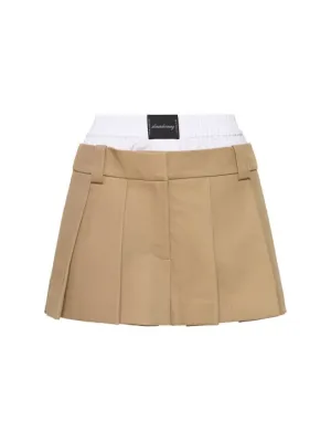 Alexander Wang   Boxer Top pleated skort 