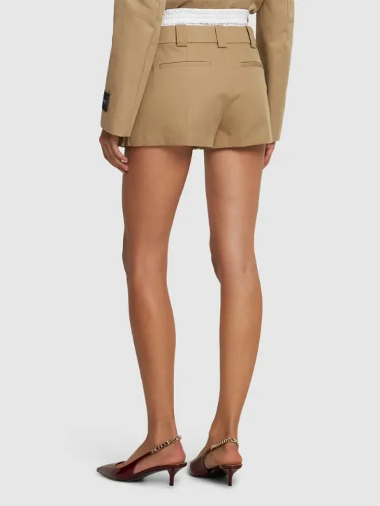 Alexander Wang   Boxer Top pleated skort 