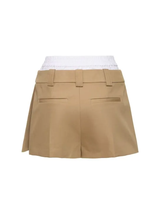Alexander Wang   Boxer Top pleated skort 