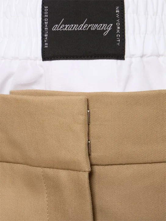 Alexander Wang   Boxer Top pleated skort 