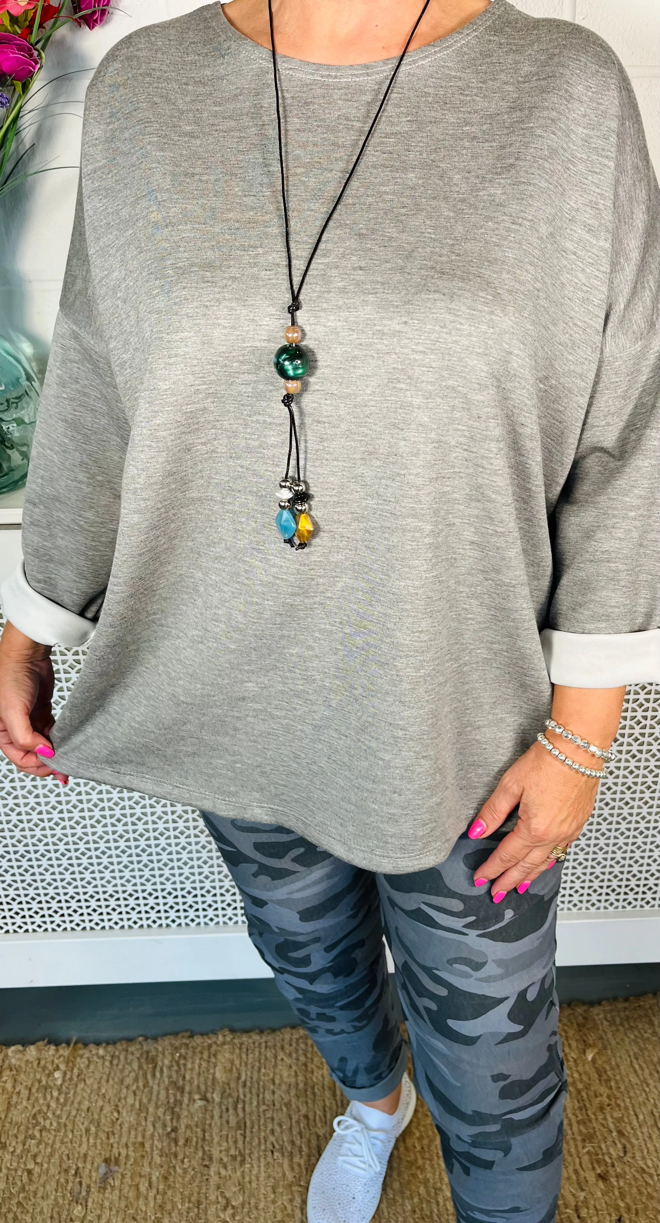 Amanda Super Soft Sweater - Light Grey