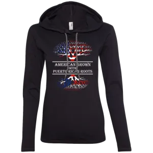 American With Puerto Rican Roots - Ladies Hoodie