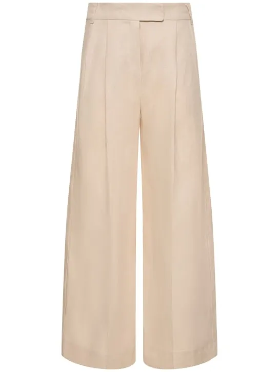 &#x27;S Max Mara   Lira linen pleated wide pants 
