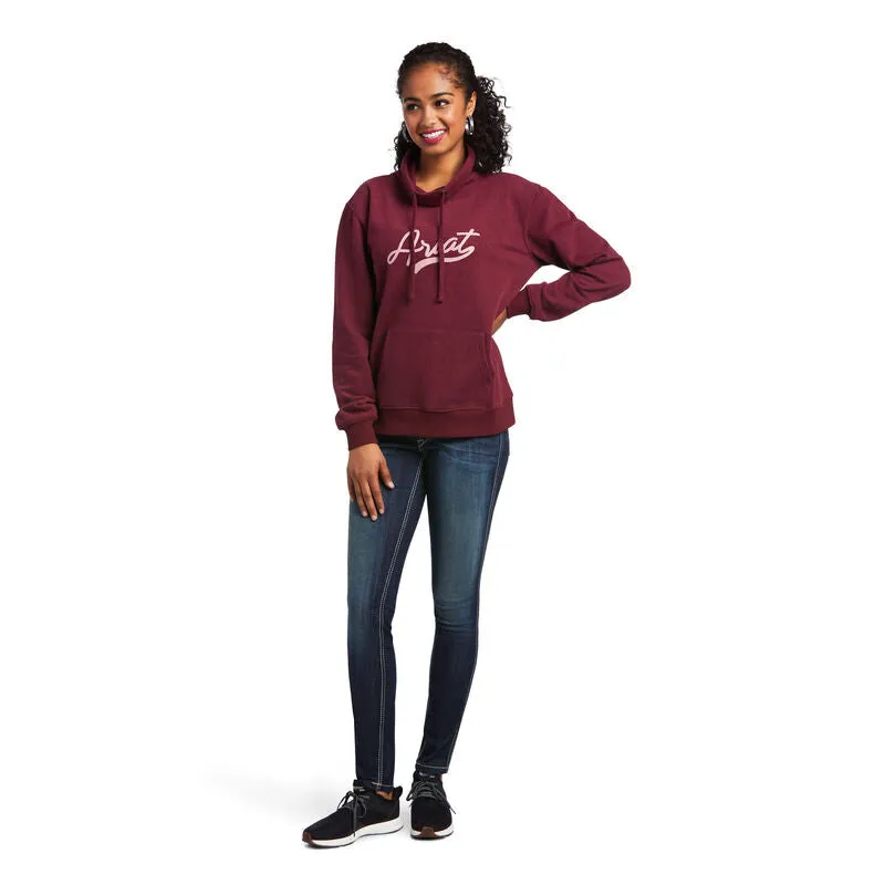 Ariat Women's REAL Logo Script Cowl Sweatshirt