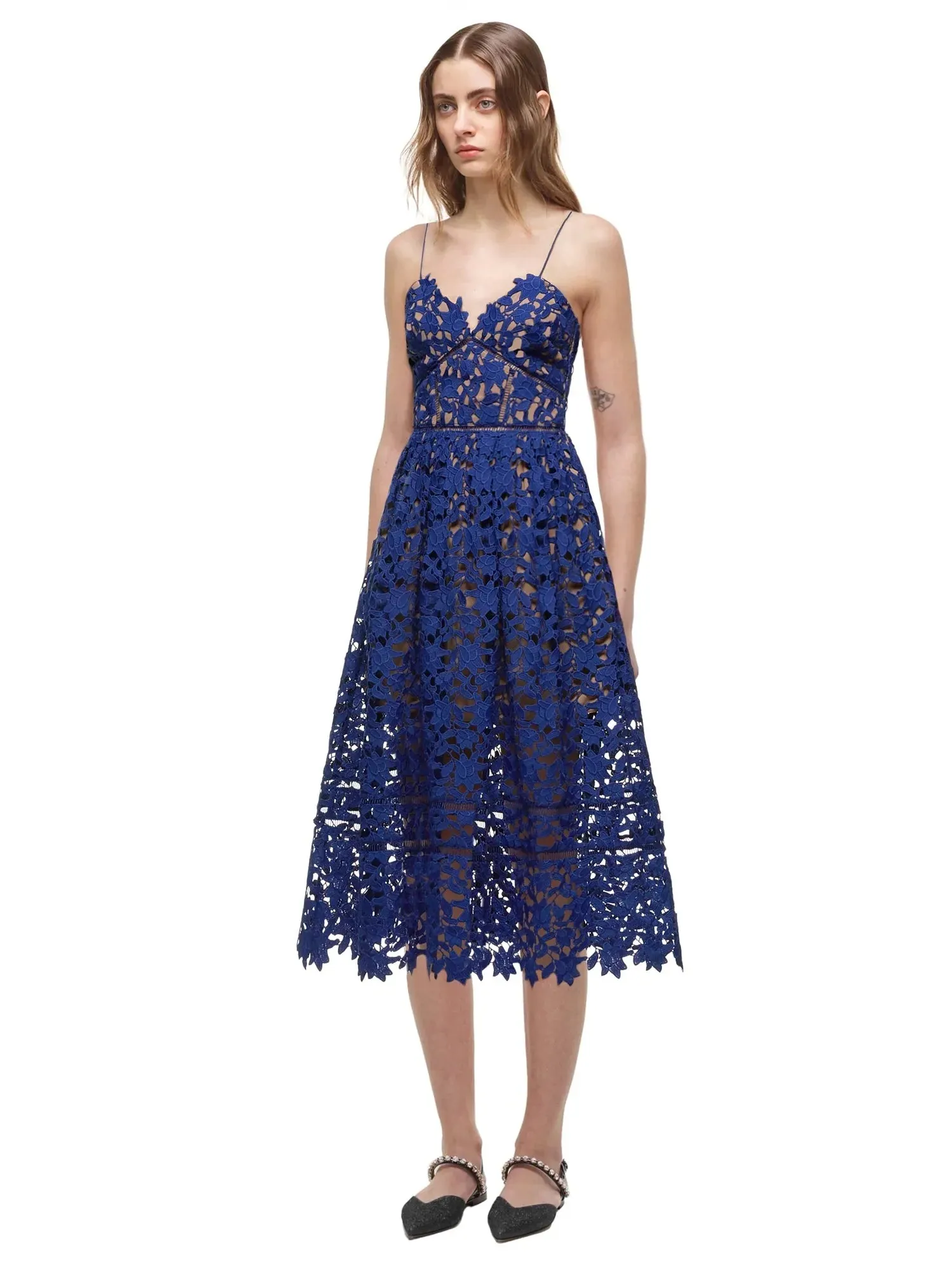 Azaelea Elegant Dress Cobalt
