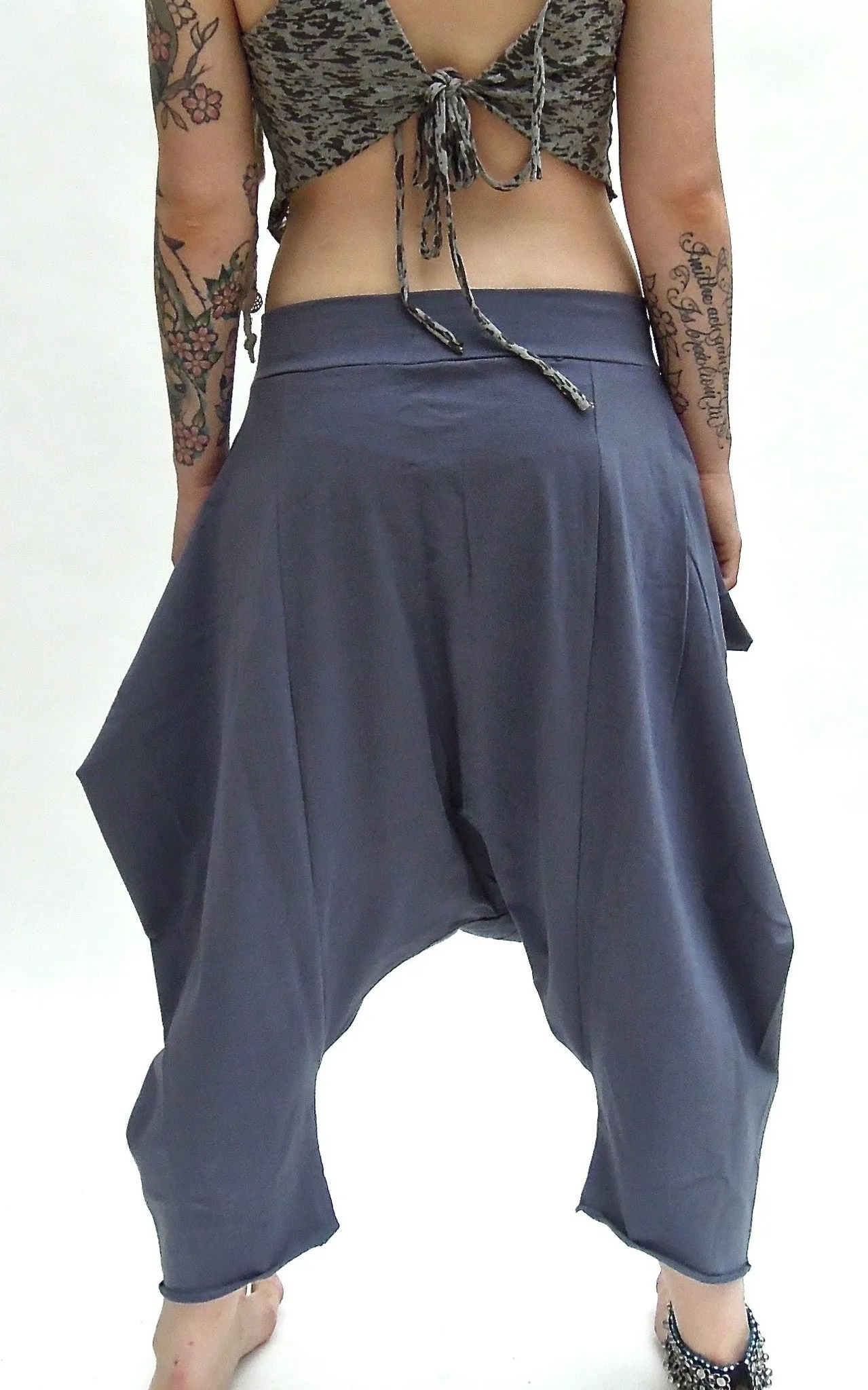 Baggy Stretch Pointy Harem Pants