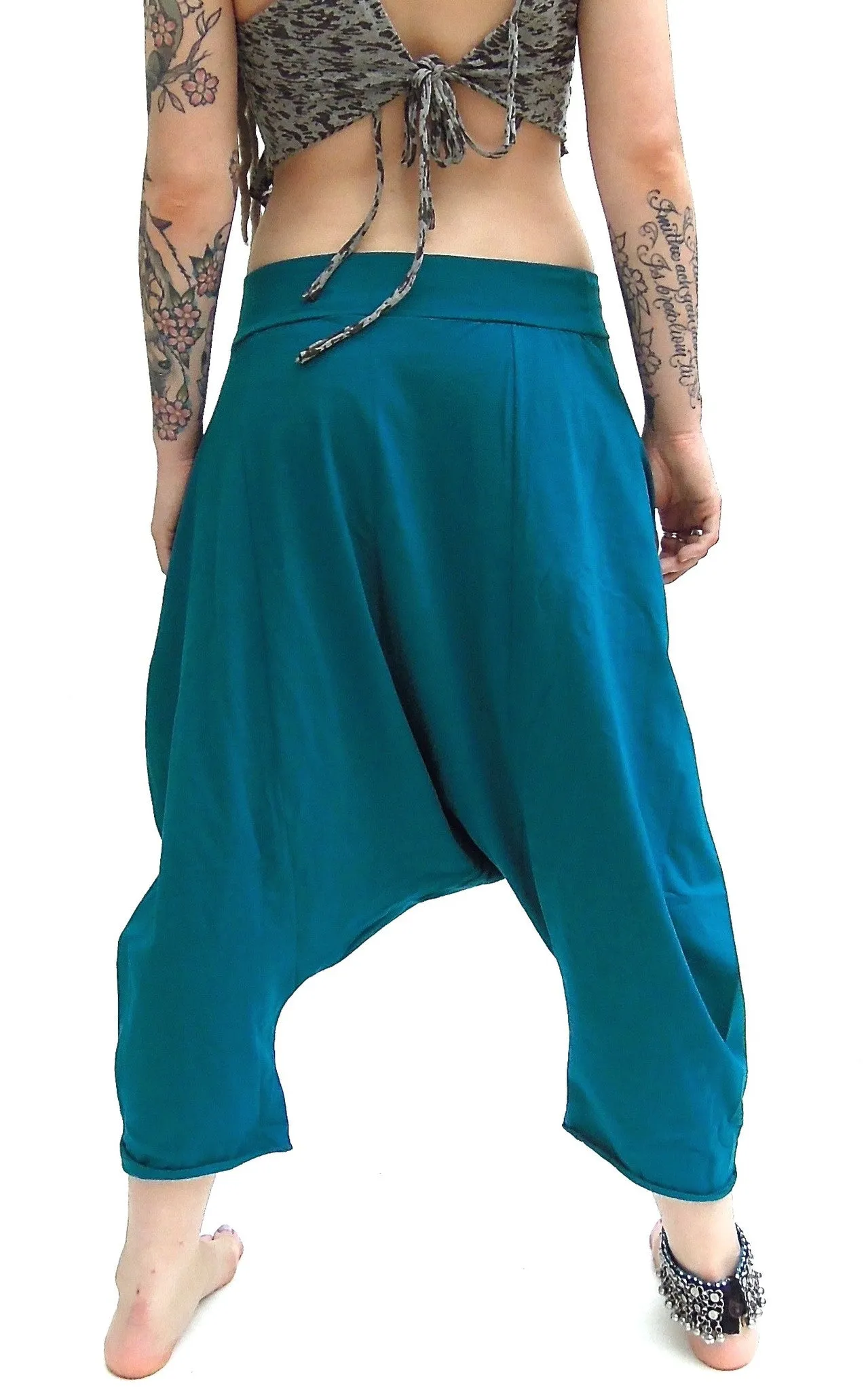 Baggy Stretch Pointy Harem Pants