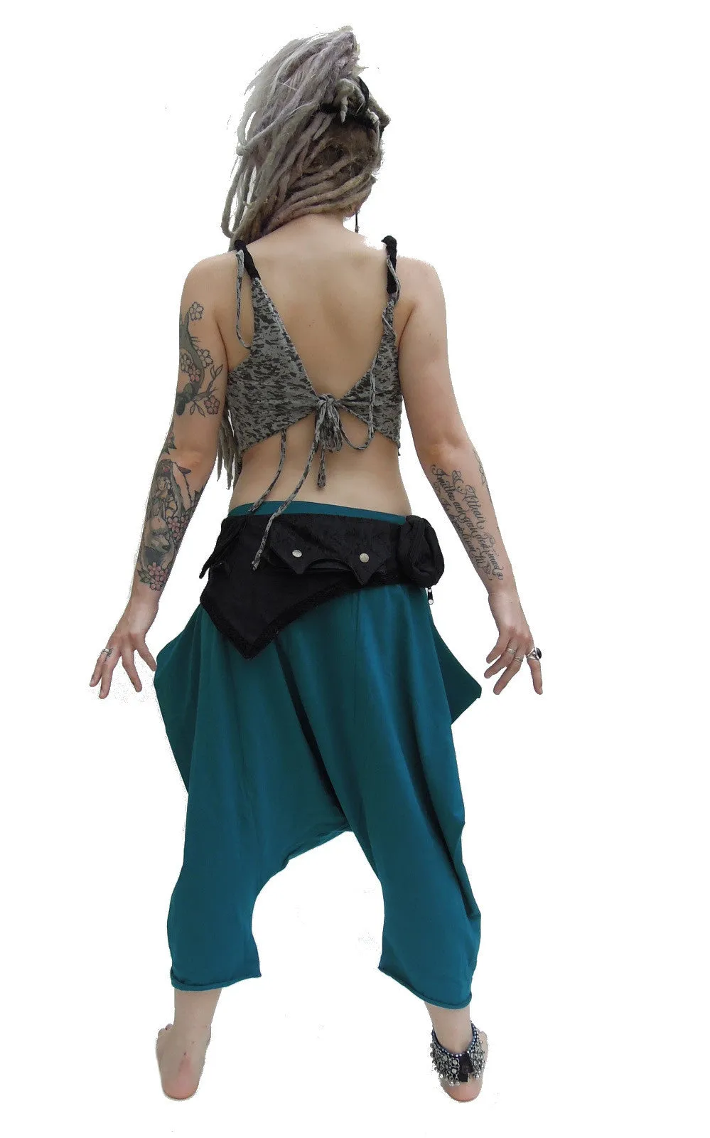 Baggy Stretch Pointy Harem Pants