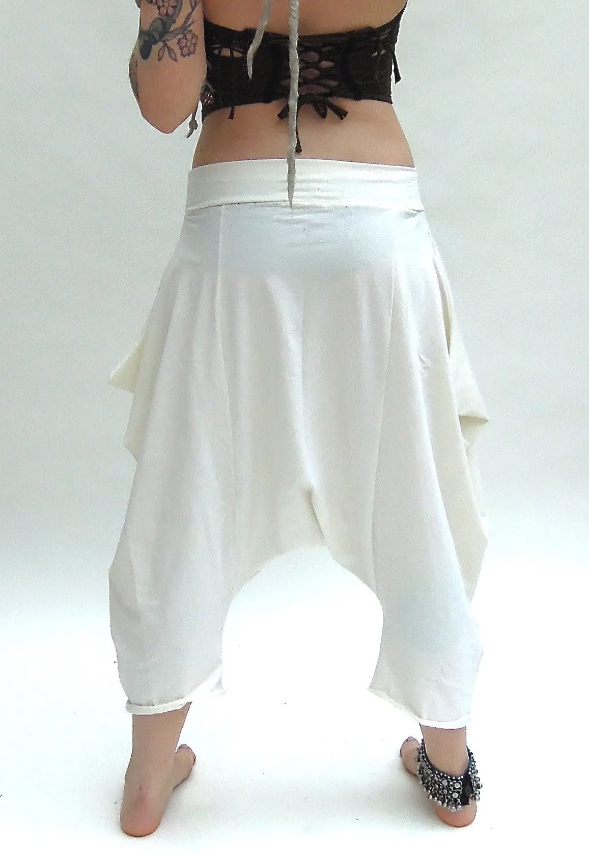 Baggy Stretch Pointy Harem Pants
