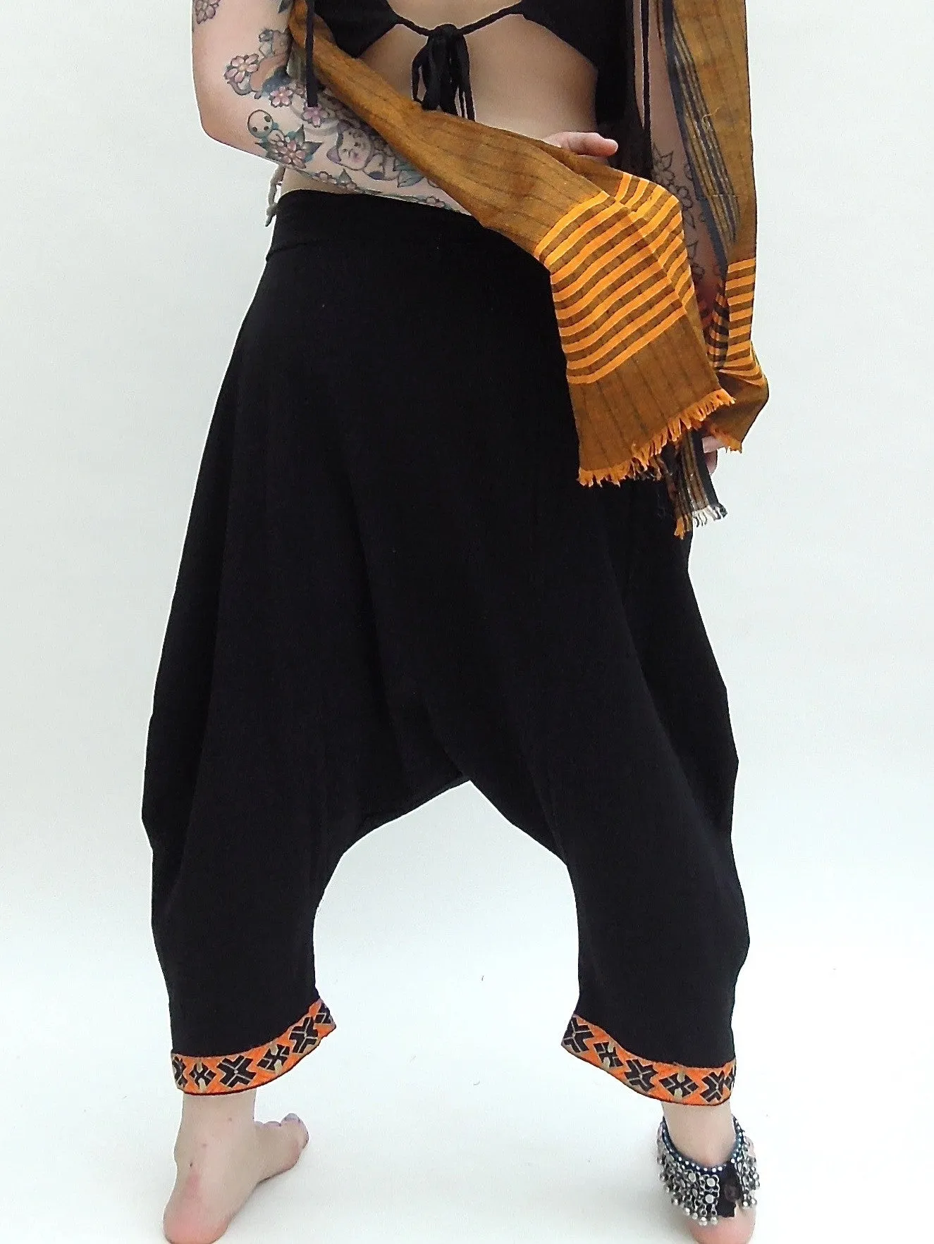 Baggy Stretch Pointy Harem Pants