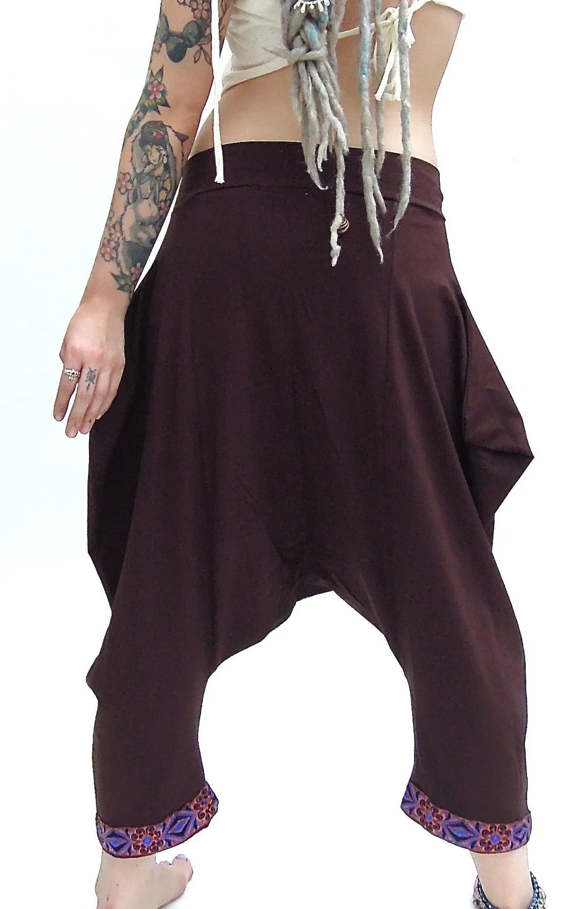 Baggy Stretch Pointy Harem Pants