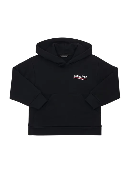 Balenciaga   Embroidered cotton hoodie 
