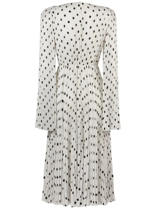 Balenciaga   Pleated crepe dress 