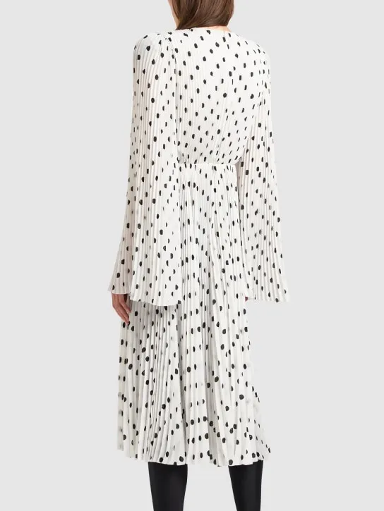 Balenciaga   Pleated crepe dress 