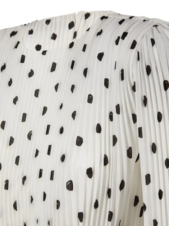 Balenciaga   Pleated crepe dress 