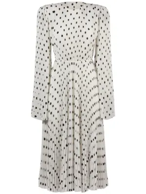 Balenciaga   Pleated crepe dress 