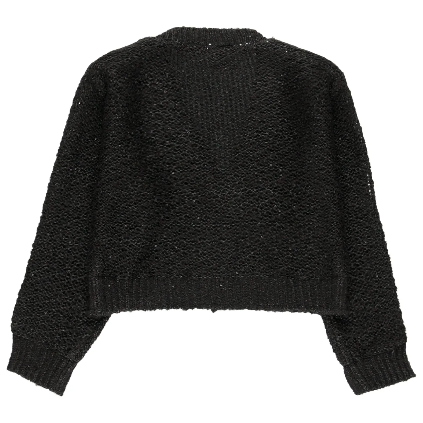 BOBOLI Cropped Knit Cardigan
