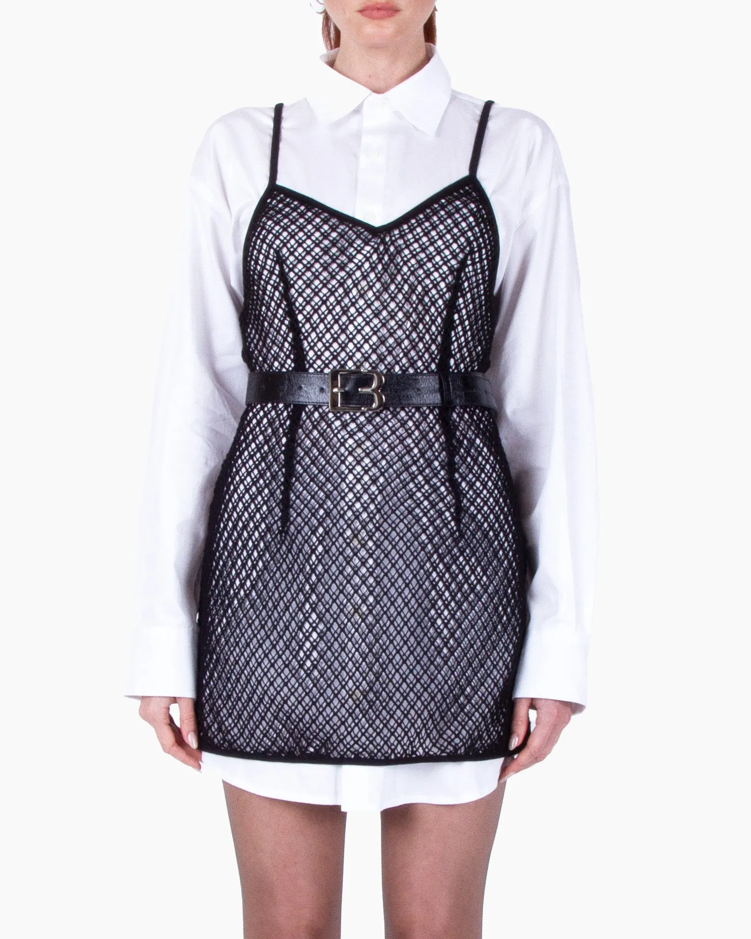 BONBOM Net Mini Dress