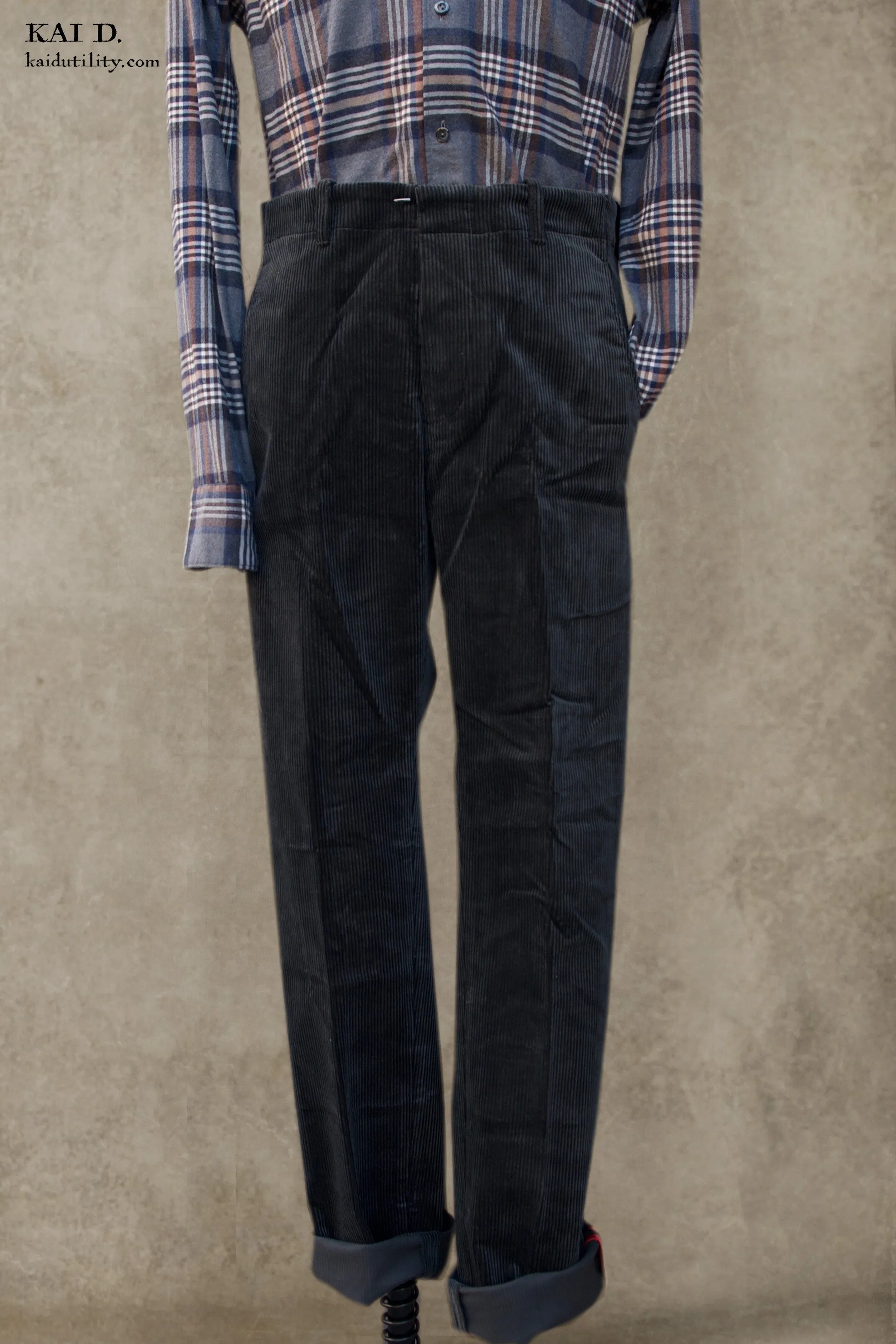 Borough Pants - Jewel Grey Corduroy - 30, 34, 36, 38