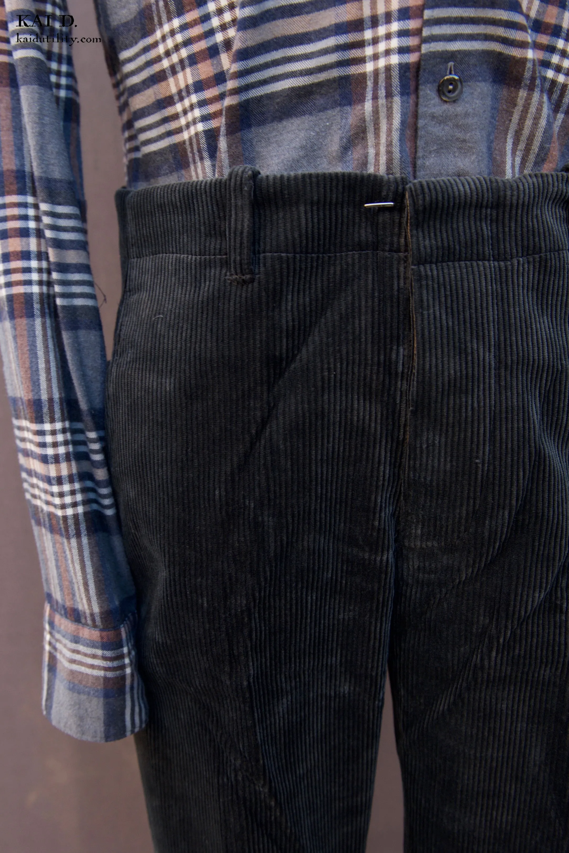 Borough Pants - Jewel Grey Corduroy - 30, 34, 36, 38