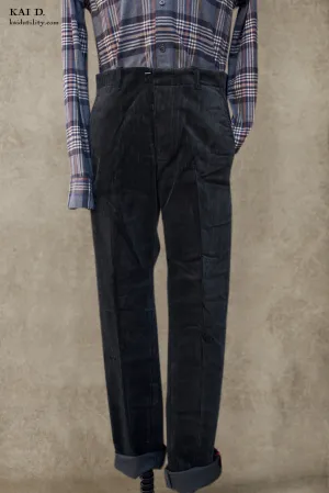 Borough Pants - Jewel Grey Corduroy - 30, 34, 36, 38