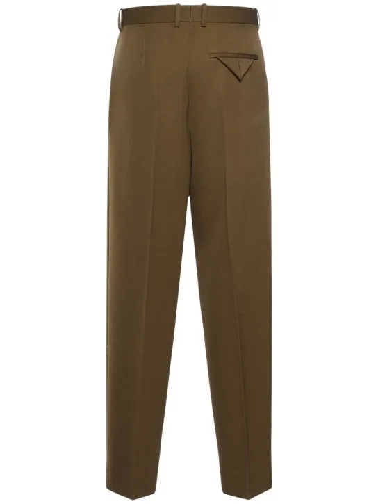 Bottega Veneta   Sartorial grain de poudre pleated pants 
