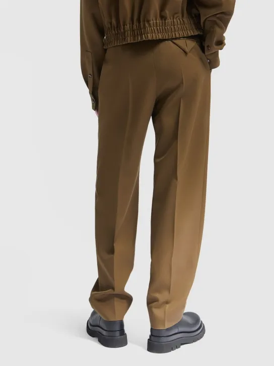 Bottega Veneta   Sartorial grain de poudre pleated pants 