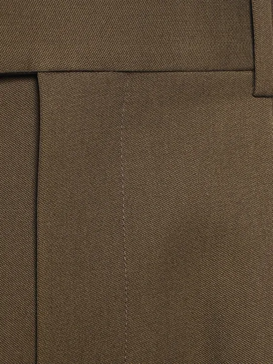 Bottega Veneta   Sartorial grain de poudre pleated pants 