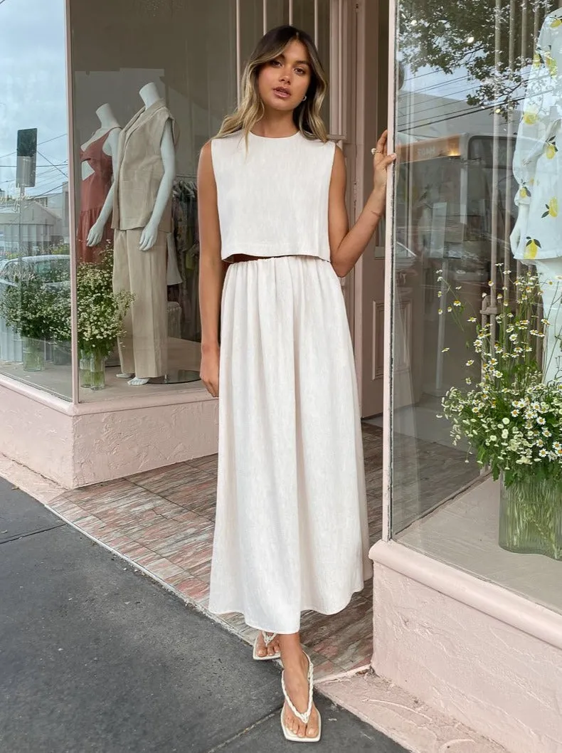 Camilla and Marc Marcia Maxi Skirt in Ivory