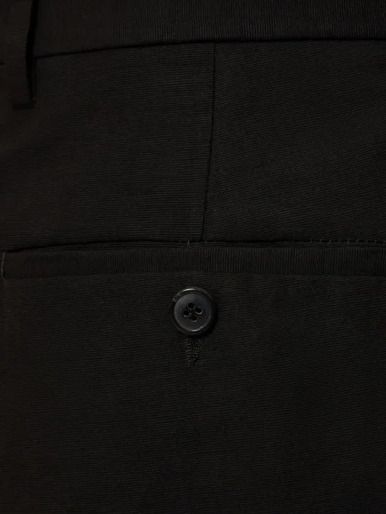 Dries Van Noten   Pellow pleated linen &amp; cotton pants 