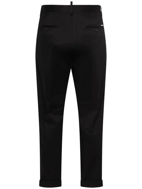 Dsquared2   Cotton one pleats pants 