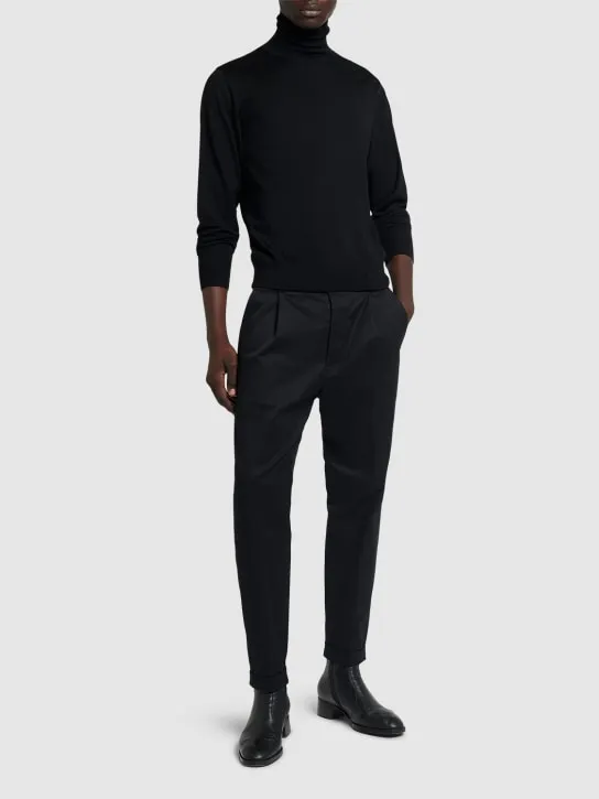 Dsquared2   Cotton one pleats pants 