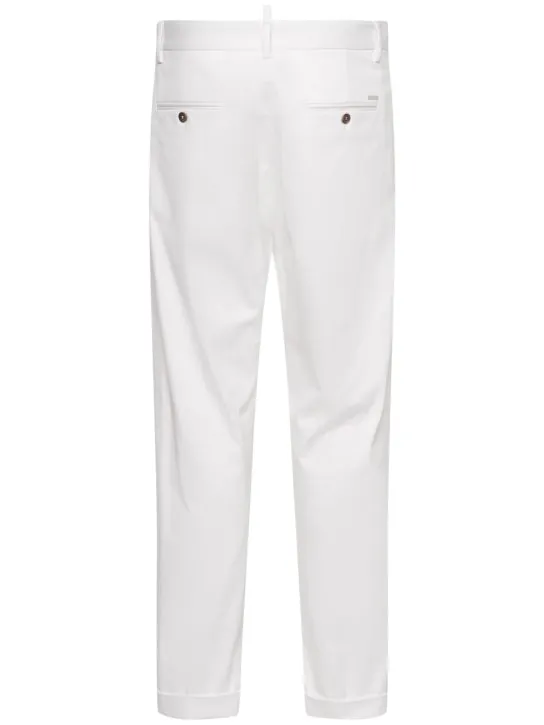 Dsquared2   Cotton one pleats pants 