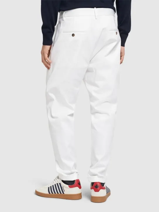 Dsquared2   Cotton one pleats pants 