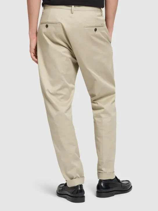 Dsquared2   Cotton one pleats pants 