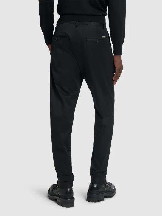 Dsquared2   Cotton one pleats pants 