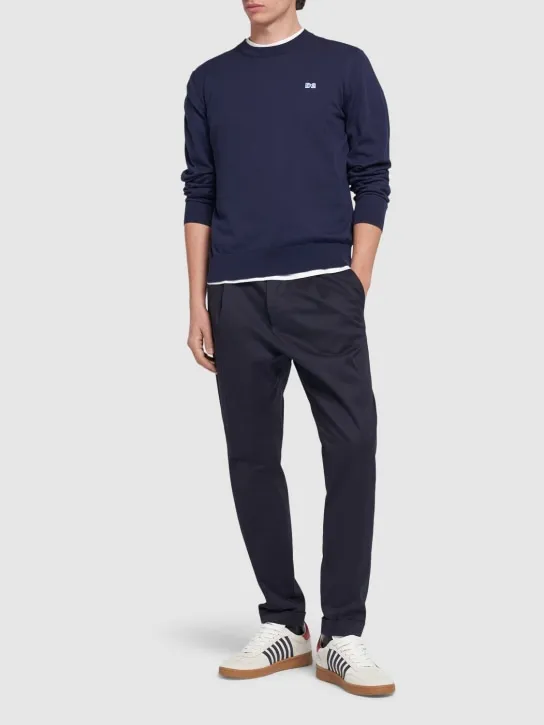 Dsquared2   Cotton one pleats pants 