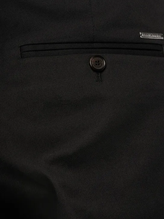 Dsquared2   Cotton one pleats pants 