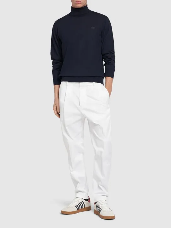 Dsquared2   Cotton one pleats pants 