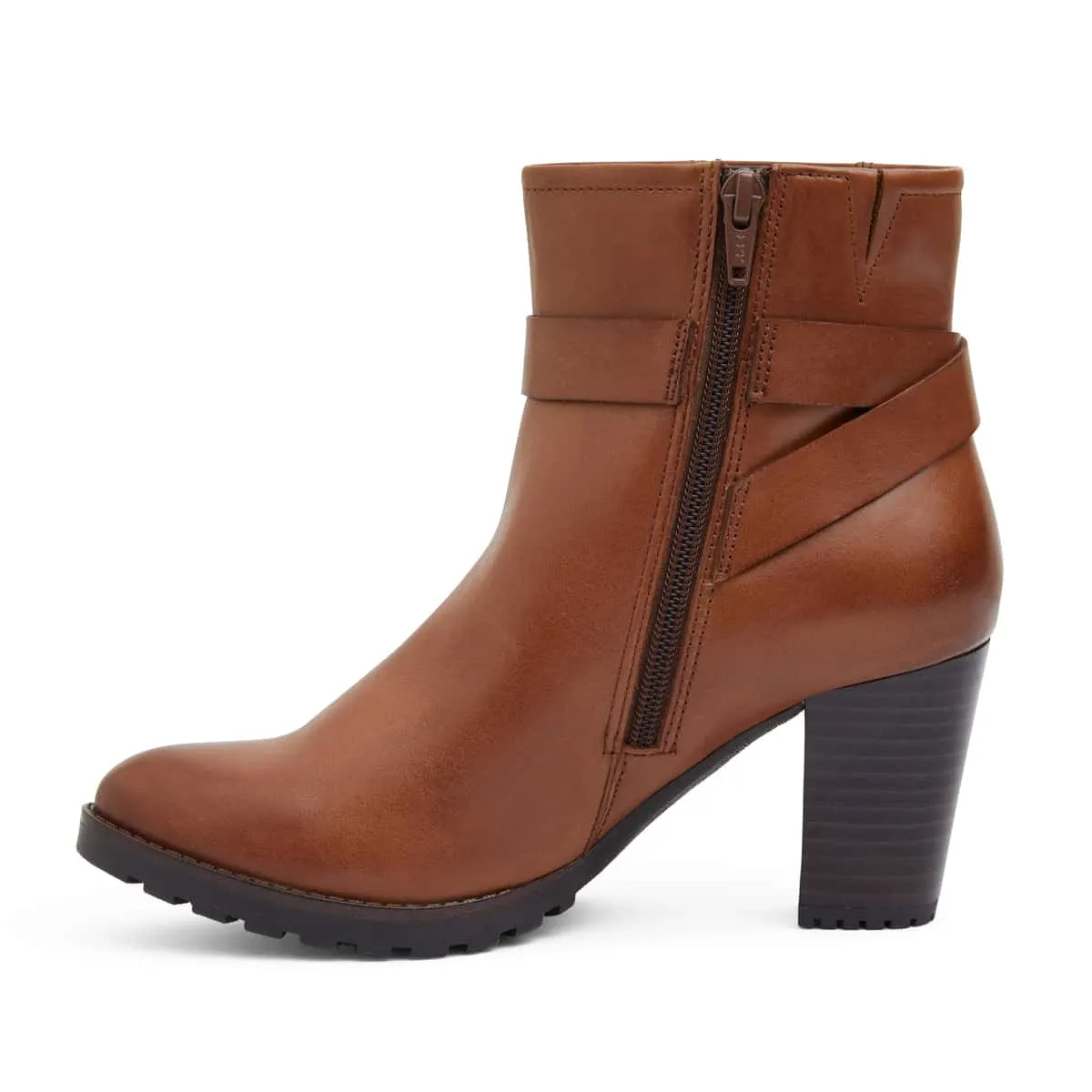 Eaton Boot in Mid Brown Leather