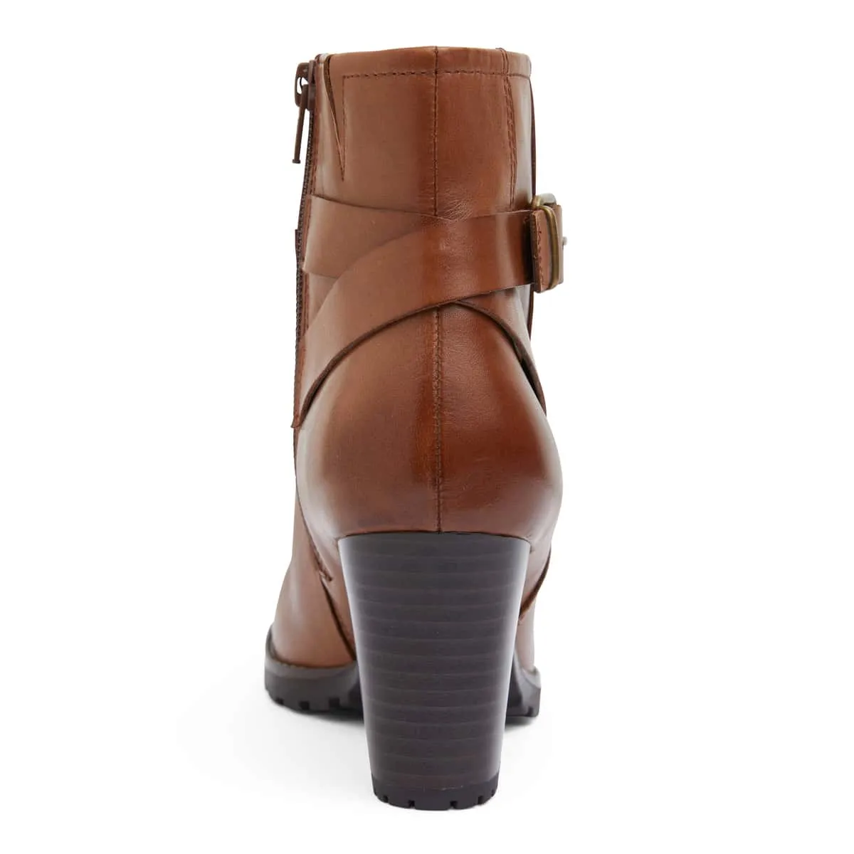 Eaton Boot in Mid Brown Leather