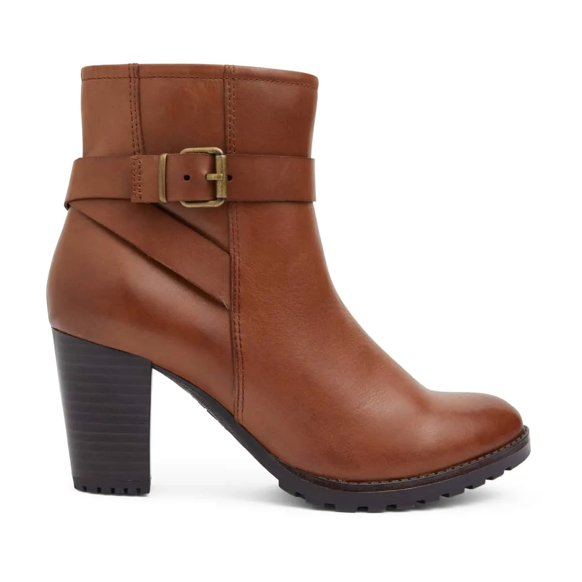 Eaton Boot in Mid Brown Leather