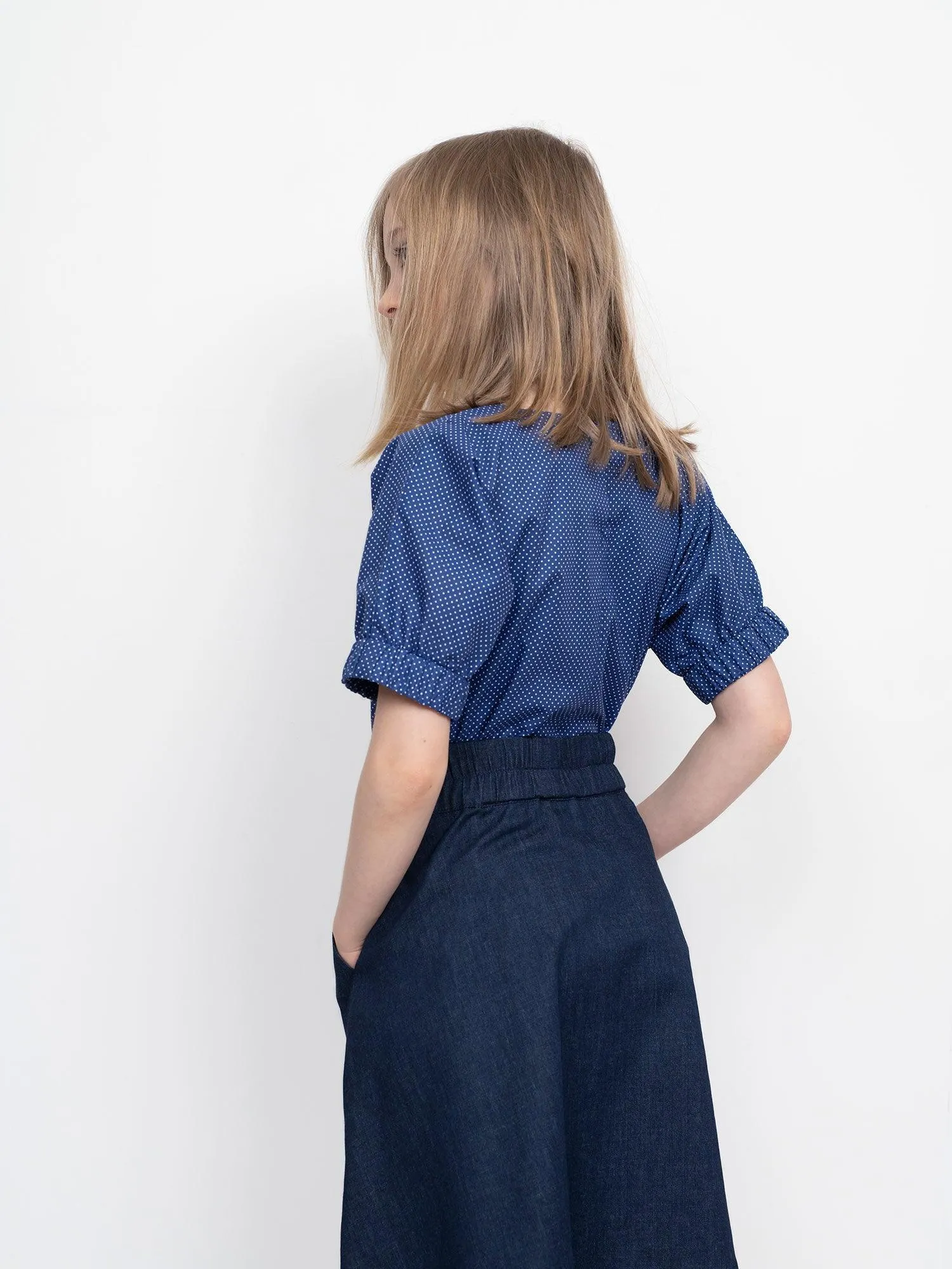 ELASTIC WAIST SKIRT mini PATTERN