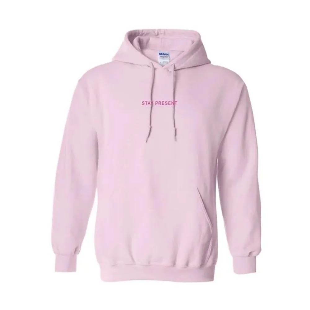 Enjoy The Now Pink Hoodie