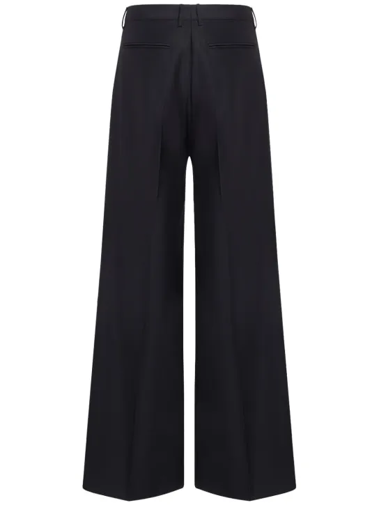 Etro   Extra wide pleated wool pants 