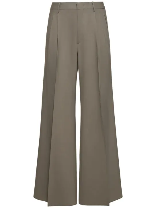 Etro   Extra wide pleated wool pants 