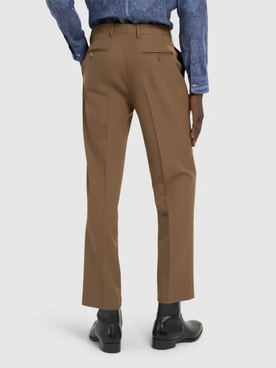 Etro   Wool single pleat pants 