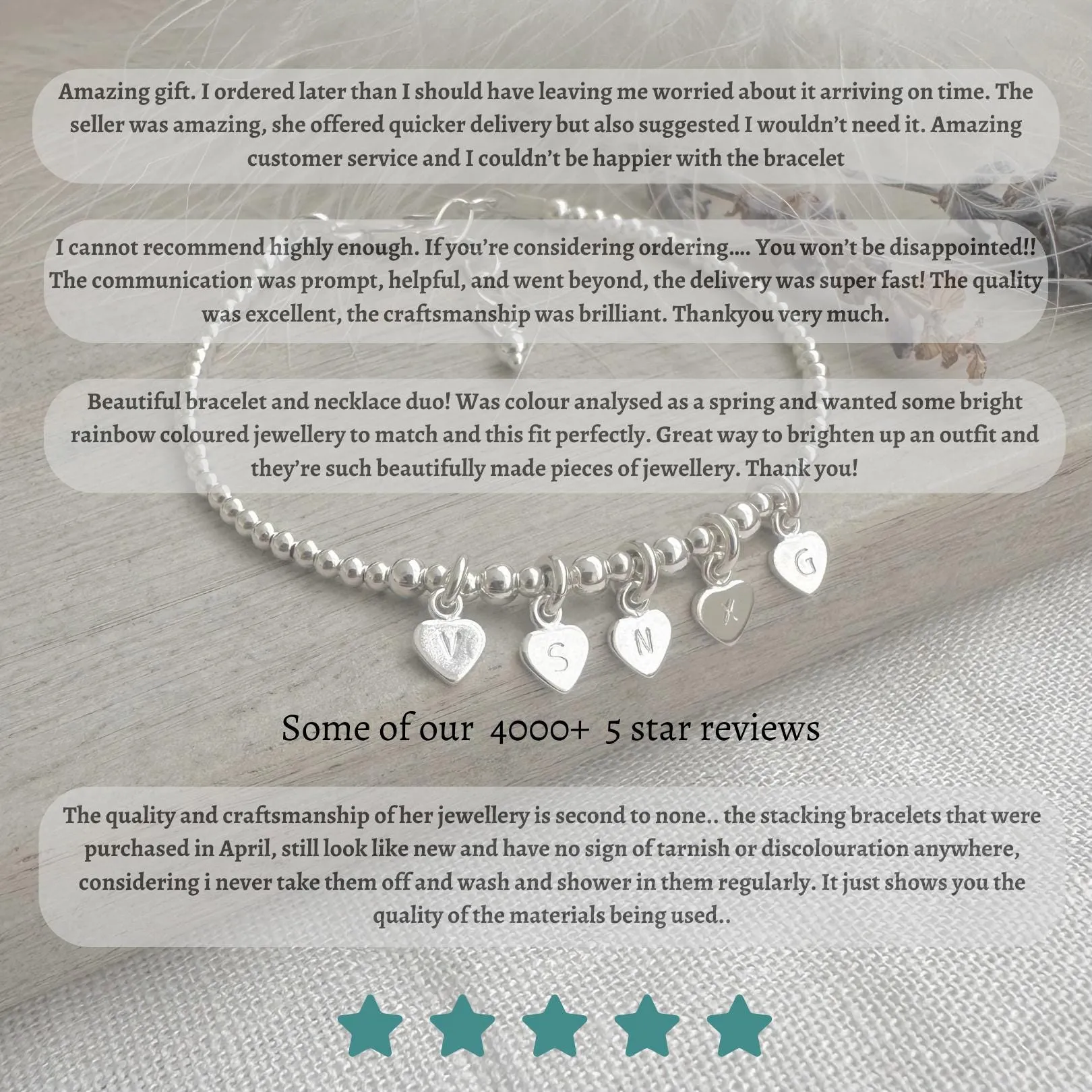Family Birthstone Layering Bracelet Set, Gift for Mum