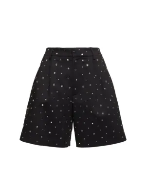 Giuseppe Di Morabito   Embellished cotton blend shorts 