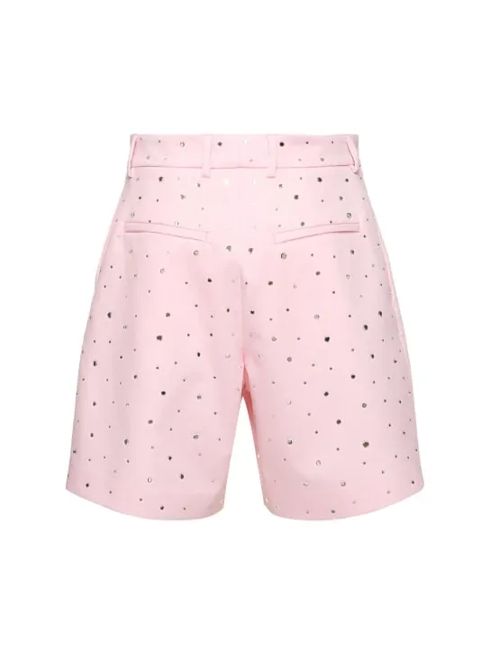 Giuseppe Di Morabito   Embellished cotton blend shorts 
